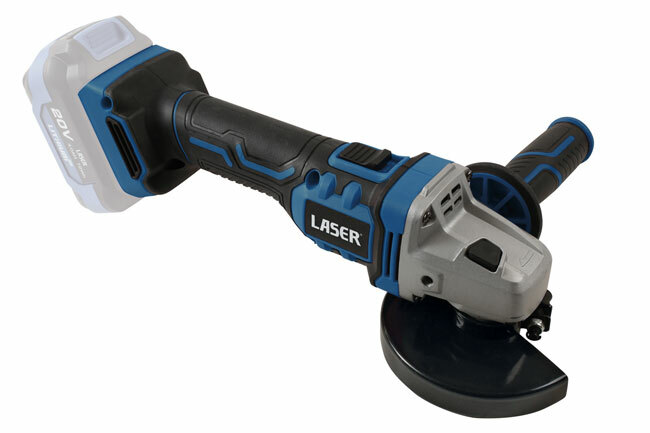 Laser Tools 8010 Cordless Portable Angle Grinder 20V Body Unit Only