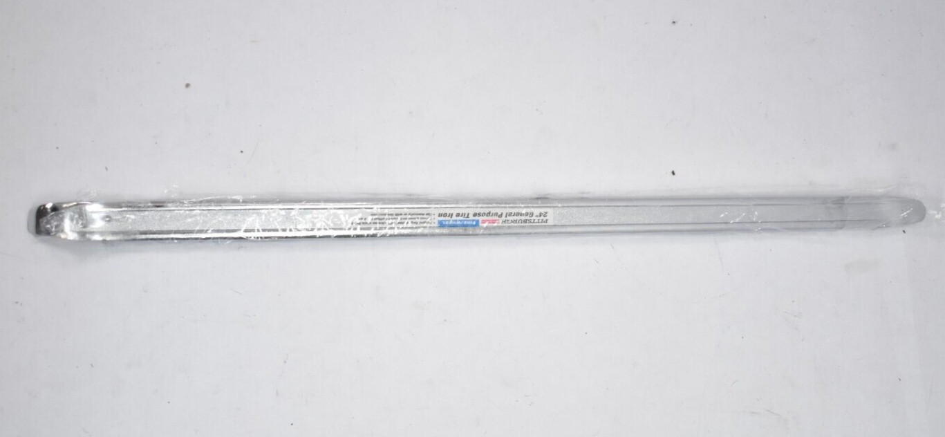 Pittsburgh General Purpose Tire iron 24″ Forged Steel Chrome Plate Finish 93230