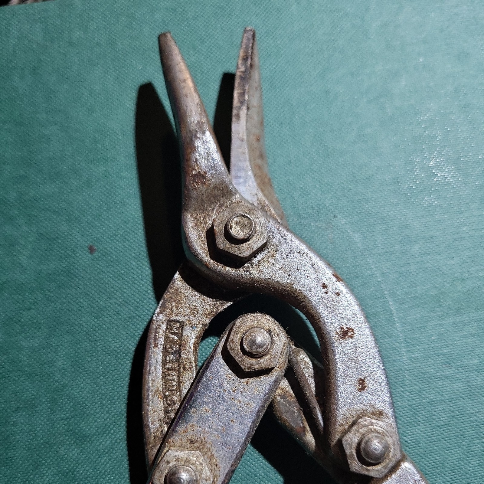 Diamalloy DAS10 Straight Cut Sheet Metal Scissors Snips VINTAGE USA Duluth Minn