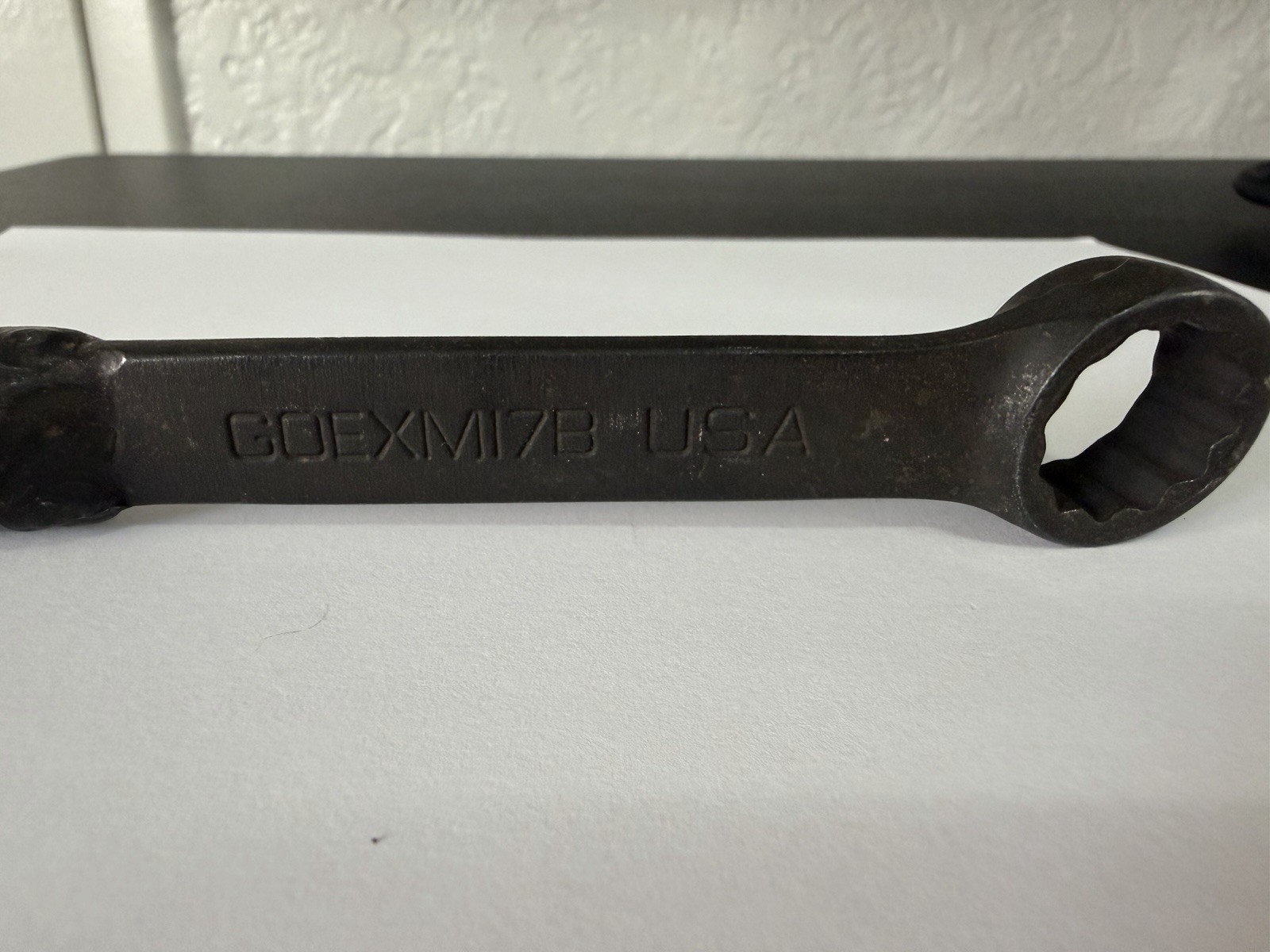 Snap On 17mm Square Drive 12-Point Box End 15° Offset Head X-Shank QXXM17A