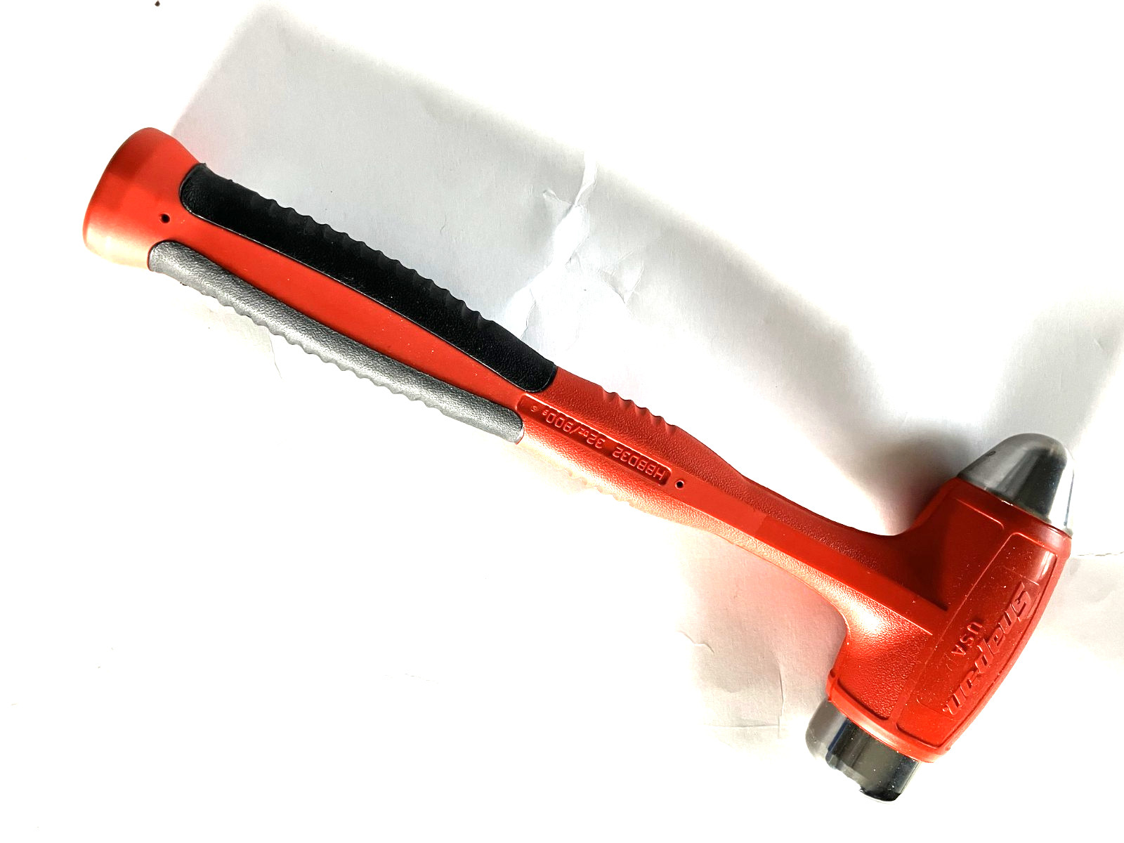 NEW Snap-on™ Ball Peen 32oz Ball Peen RED Soft Grip Dead Blow Hammer HBBD32