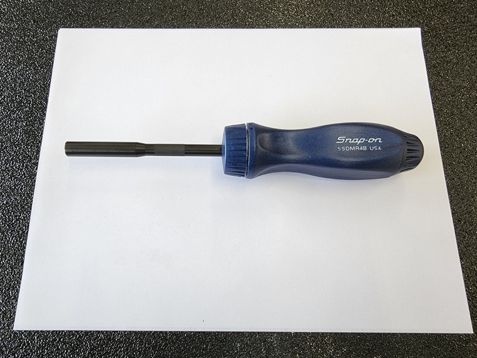 Snap-on Tools USA NEW POWER BLUE Ratcheting Screwdriver w/Bits SSDMR4B