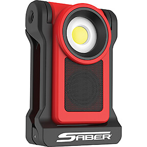 ATD SABER 1000 L Work Light w/5w Bluetooth Speaker, Clamp & Magnetic Base #80211