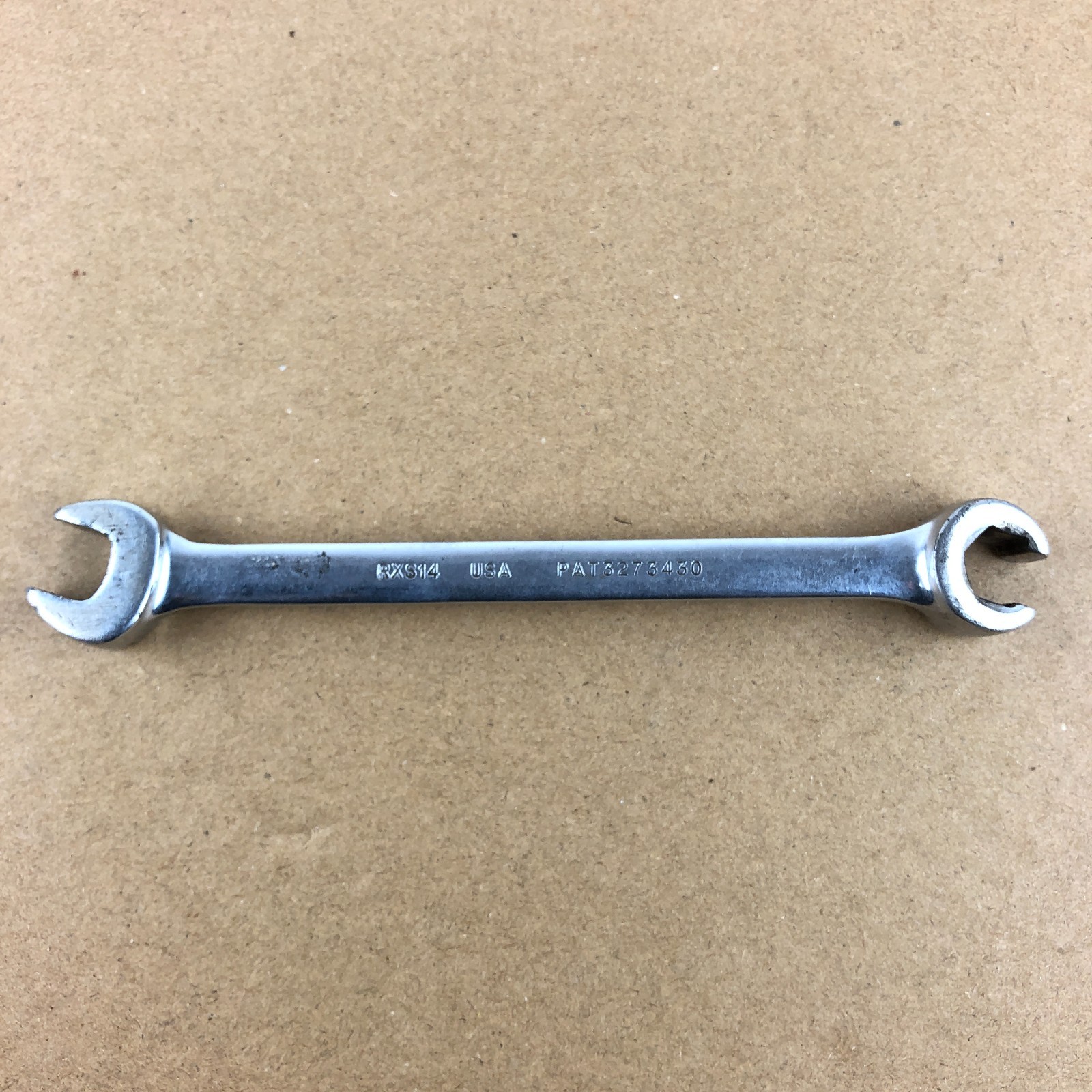 Snap-on Tools RXS14 7/16″ Flare Nut Line Wrench/Open End Combination 6 Point SAE