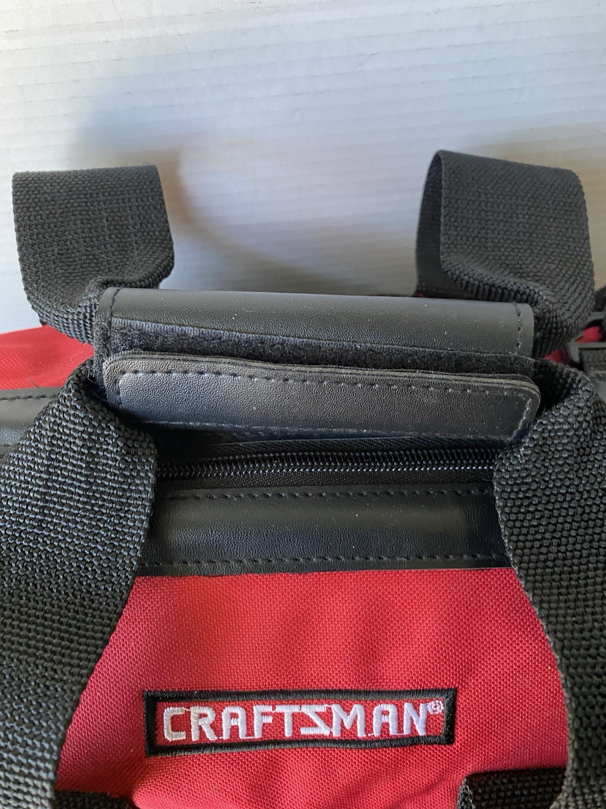 Craftsman Heavy Duty 21-Pocket Large Mouth Tool Tote Bag No. 40411 Red