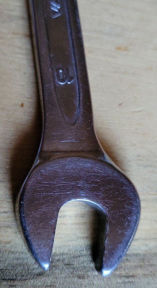 NO.6 Belzer Van-Extra 10MM 13MM Combination Wrench Germany Excellent Pre-owned