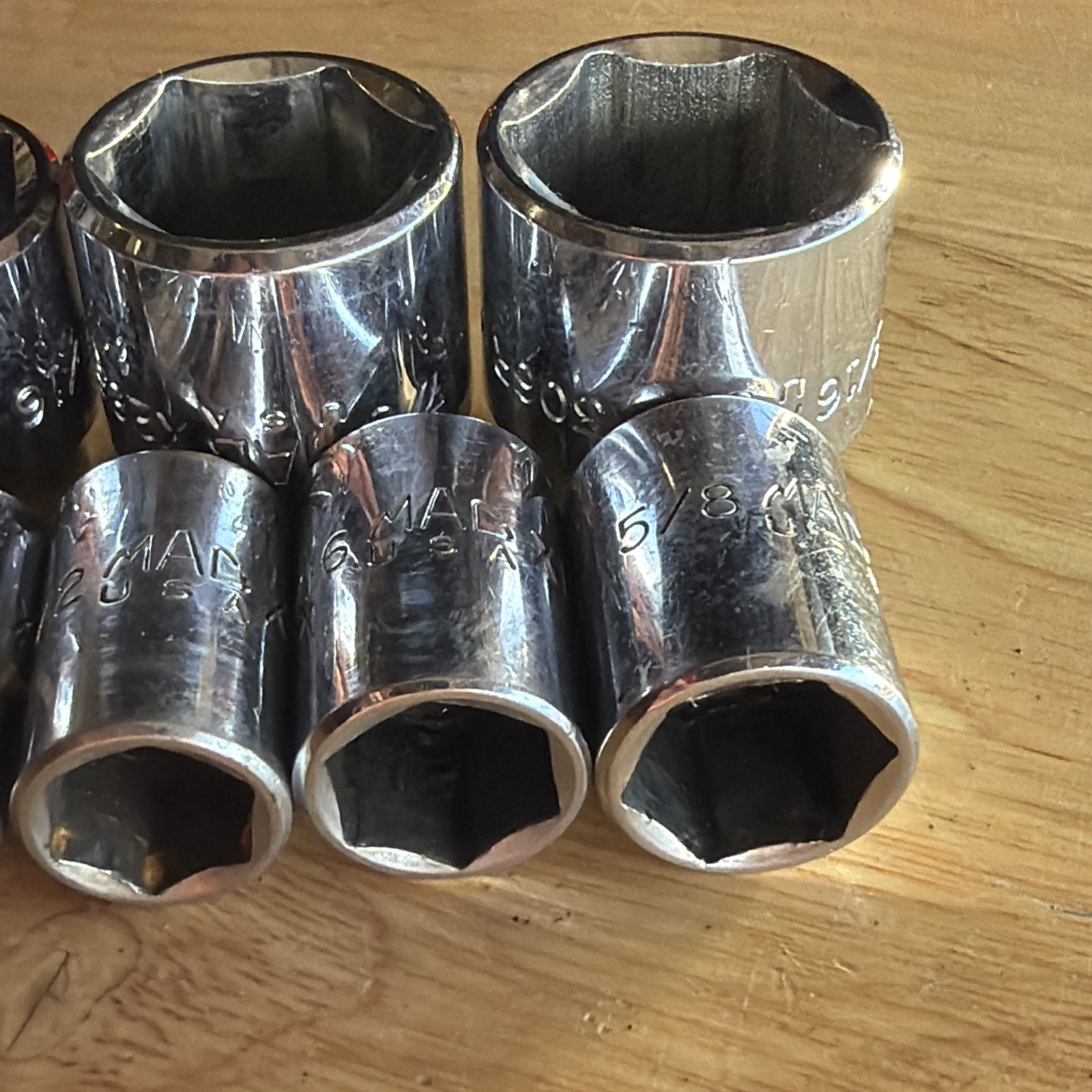 Mac Tools SAE Shallow Socket Set 3/8″ Drive 6 Point 12pc W/ Tray SX126TR USA