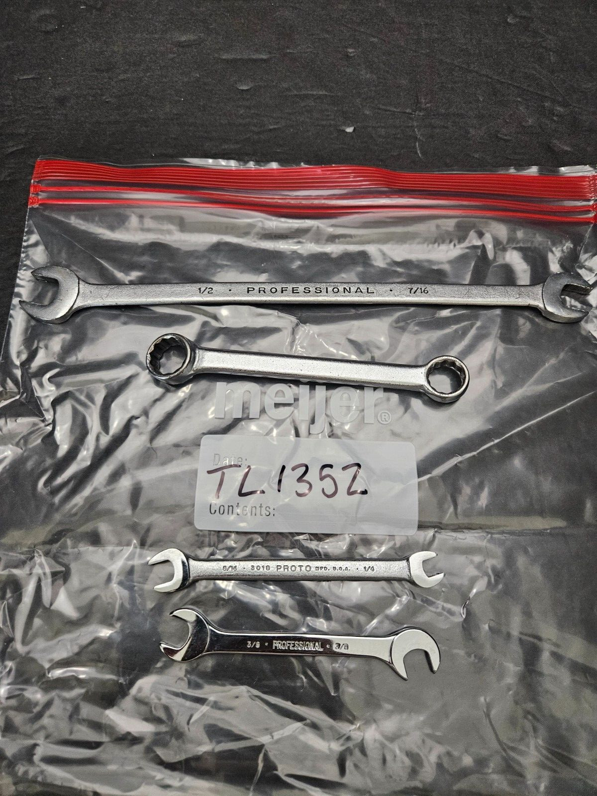PROTO TOOLS #1126 1/2″-9/16″ #3018 1/4″-5/16″ #3324 3/8″ #3425 7/16″-1/2″ WRENCH