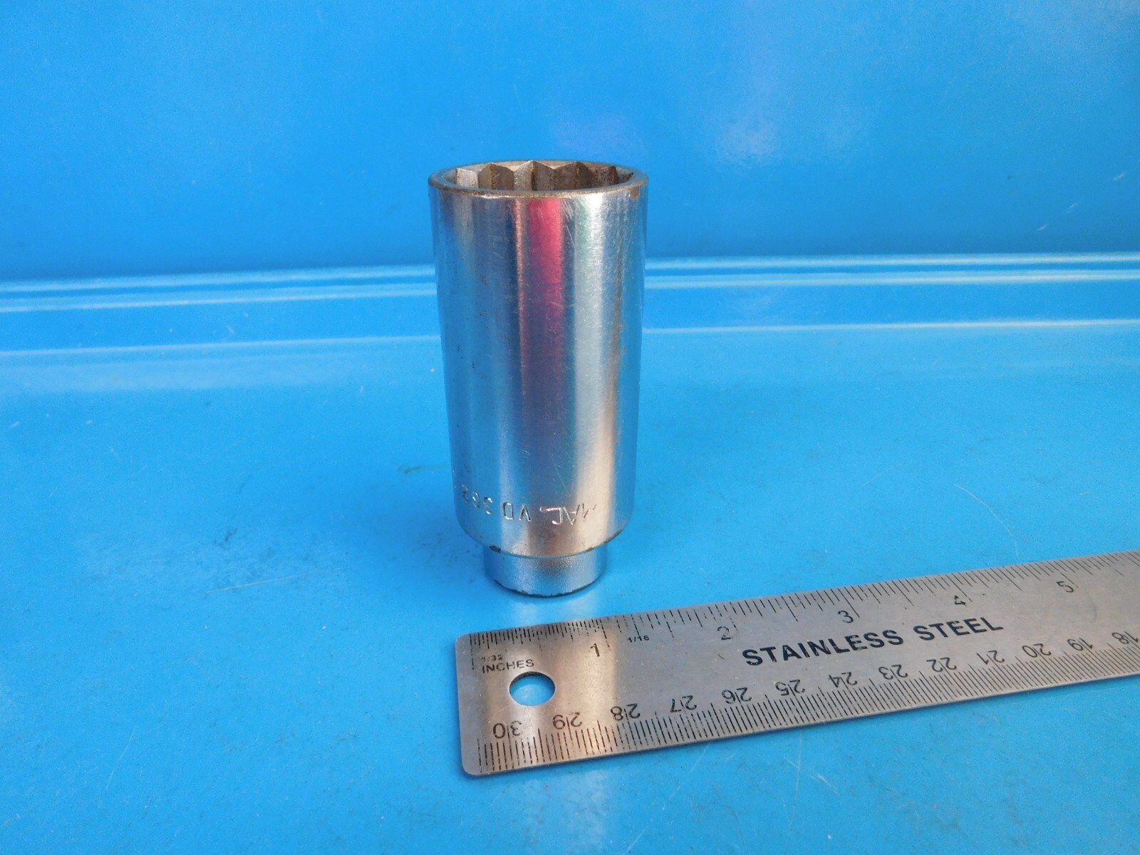 USED,MAC TOOLS » 1 -1/8 IN » 1/2 IN. DR. DEEP 12 POINT SOCKET, PART #VD362