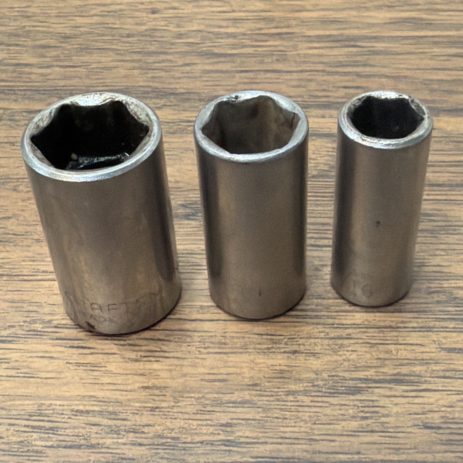 36x CRAFTSMAN Socket Lot SAE – 6pt 12pt – 1/2 1/4 Drive Asst Size Most Made USA