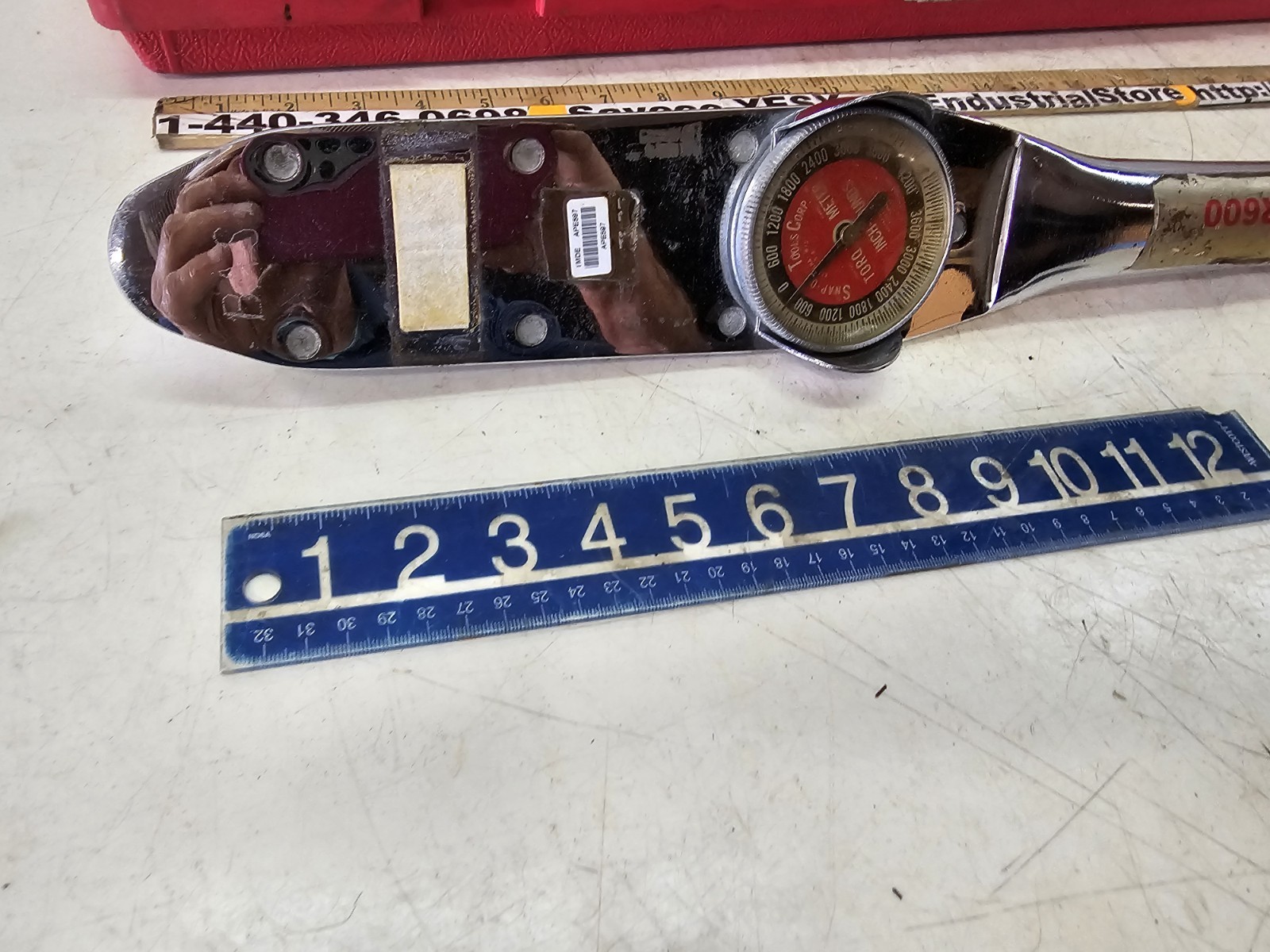 SNAP ON TORQUE METER WRENCH TORQOMETER 0 THRU 4200 TE353 S/N1034