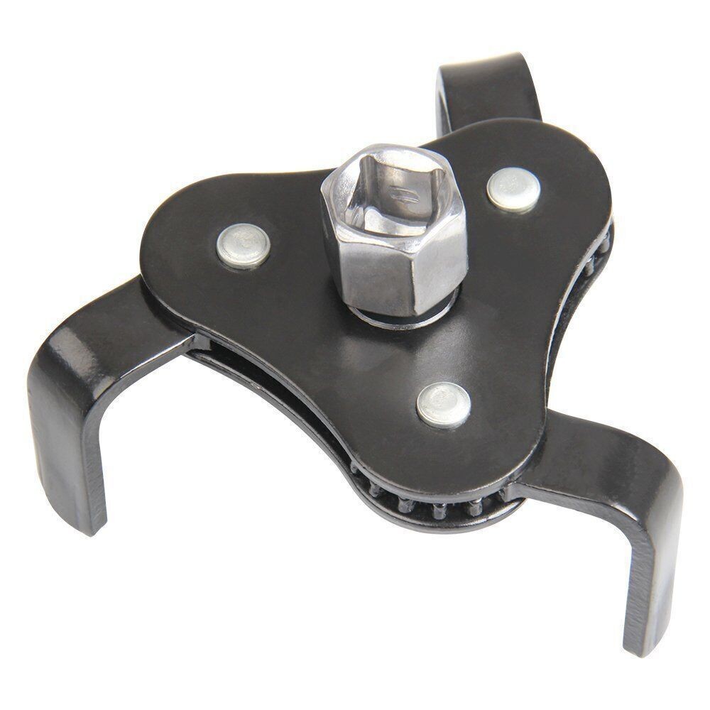 Universal 2 Way 3 Jaw Oil Filter Wrench Removal Tool Fully Adjustable Heavy Duty