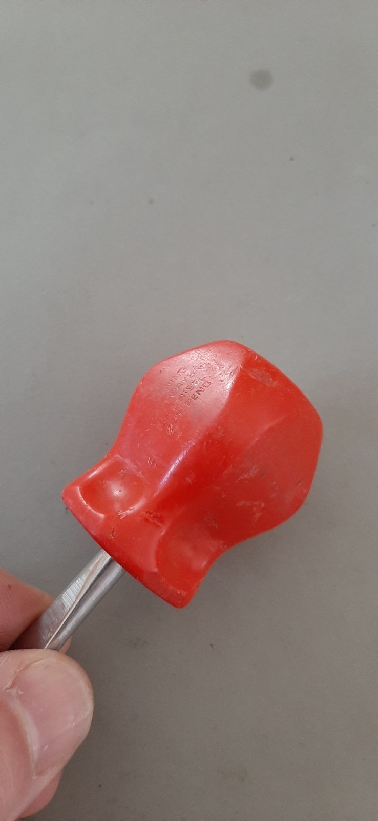 Snap-On SDDP22 Phillips SDD1 Flat Blade Stubby Screwdriver Set RED Hard Handle