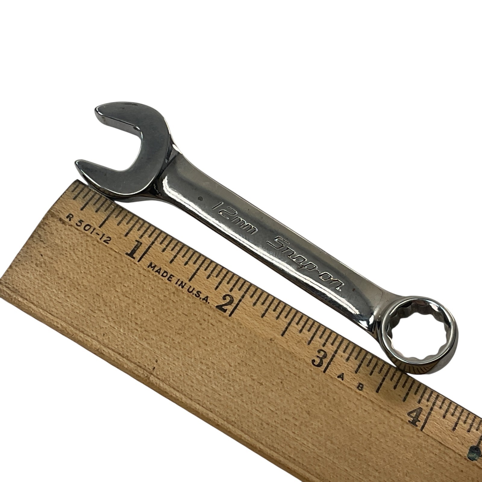 Snap-on Stubby Combination Wrench 12mm 12 Point OXIM12 Sold As Pictured Mechanic