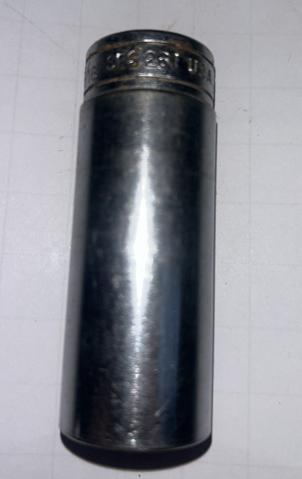 Snap-on Tools SFS261 3/8″ 6 Point Drive SAE Chrome 13/16″ Deep Socket USA