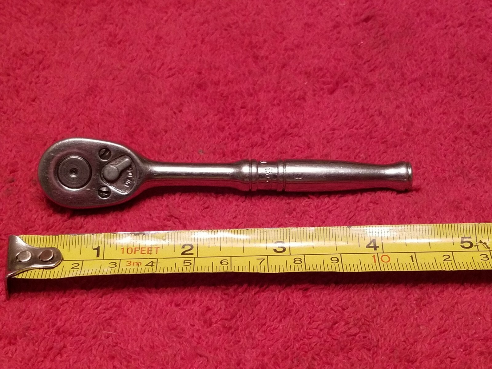 Snap On Tools 1/4″ Drive TM70B Ratchet Vtg USA