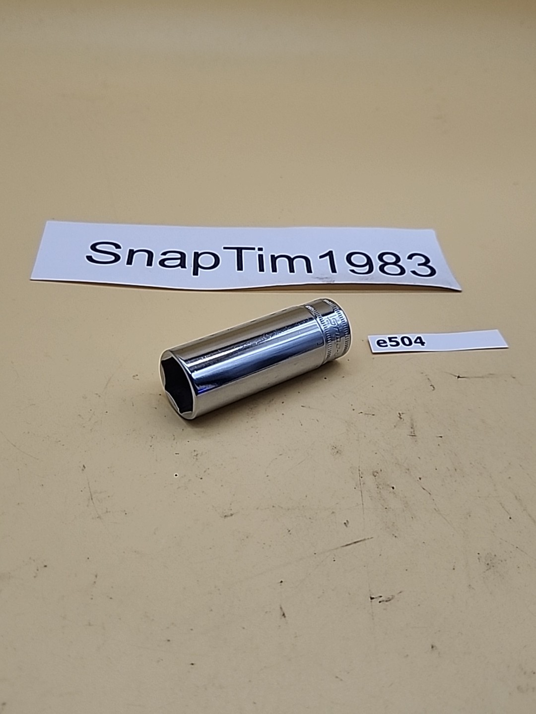 Snap-on Tools 3/8″ Drive 18mm 6 Point Chrome Deep Socket SFSM18 USA