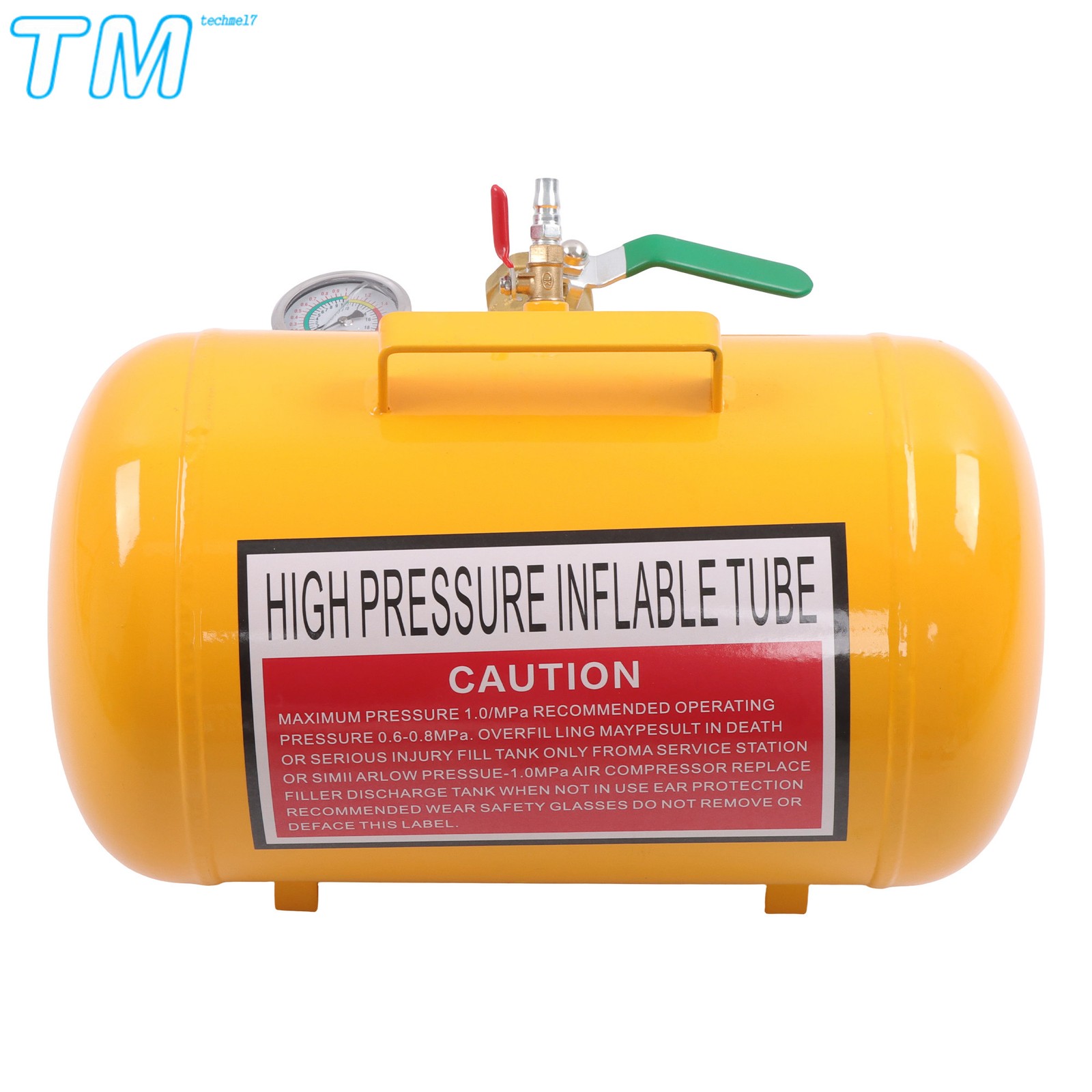5 Gallon 145 psi Yellow Heavy Duty Air Tire Bead Seater Blaster Seating Tool