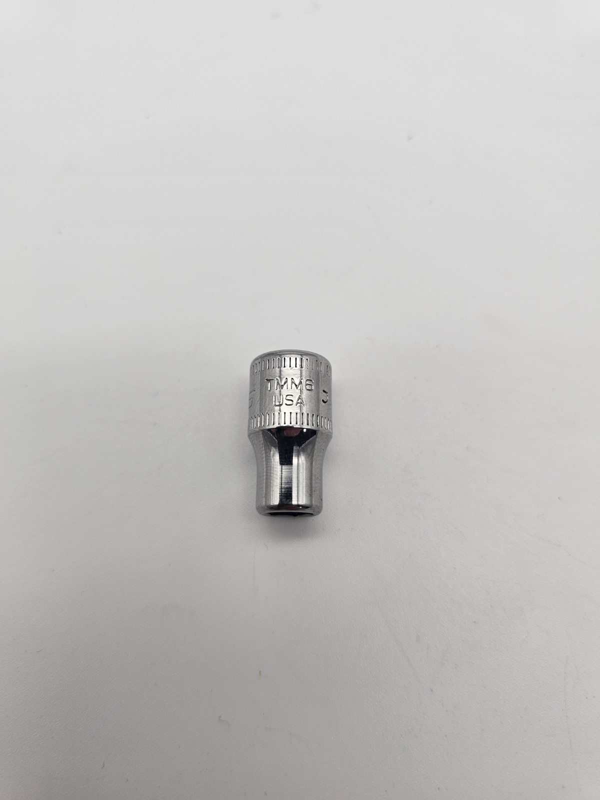 Snap On Tools TMM6 1/4″ Drive 6Pt Metric 6mm Flank Dr Shallow Chrome Socket USA