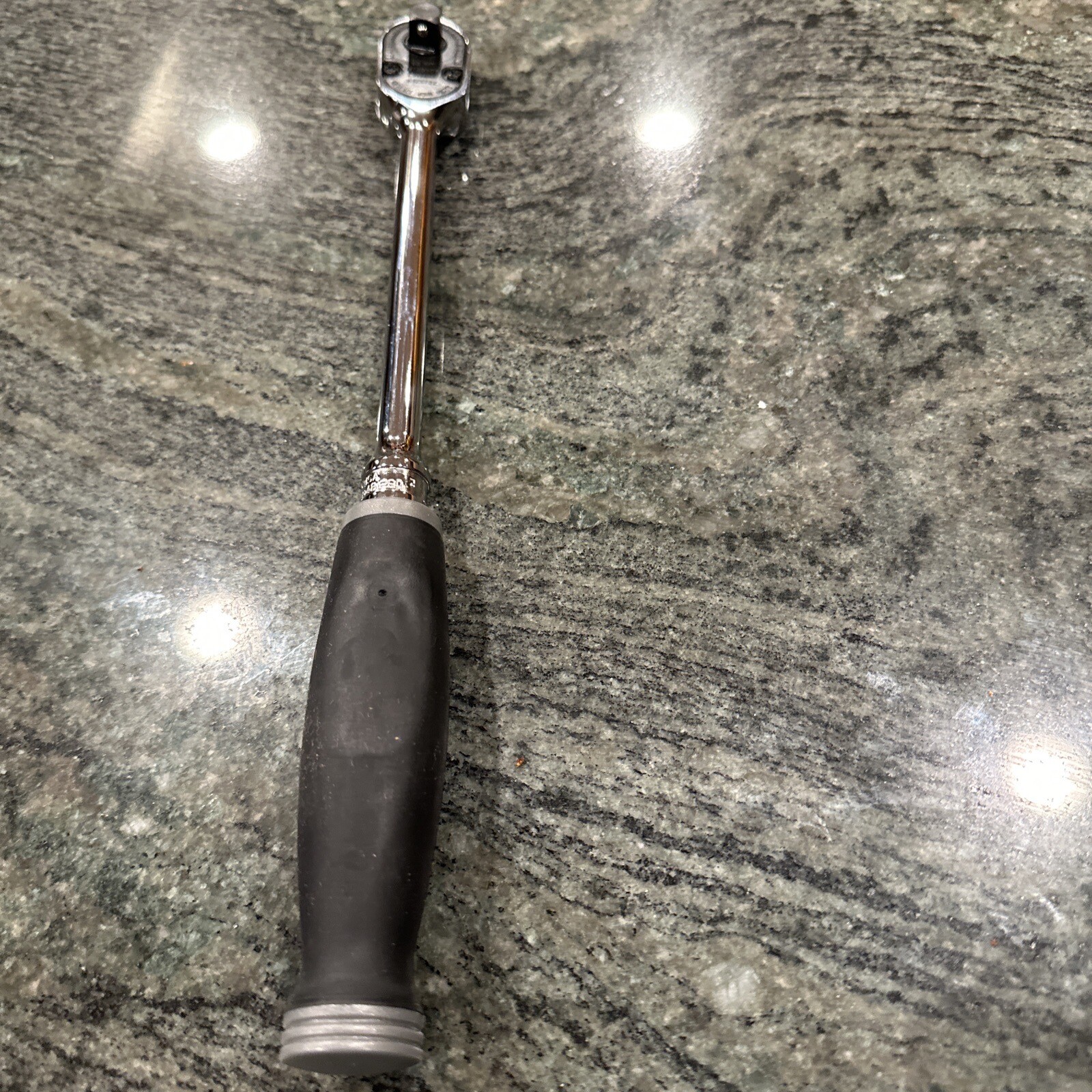 Snap-on fhl80 3/8″ drive dual 80 long soft grip ratchet dark titanium new