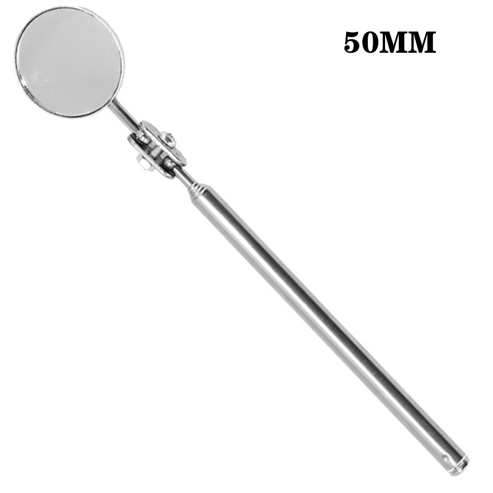 Telescopic Inspection Mirror Car Extendable Detection 360° Round Lens Hand Tool