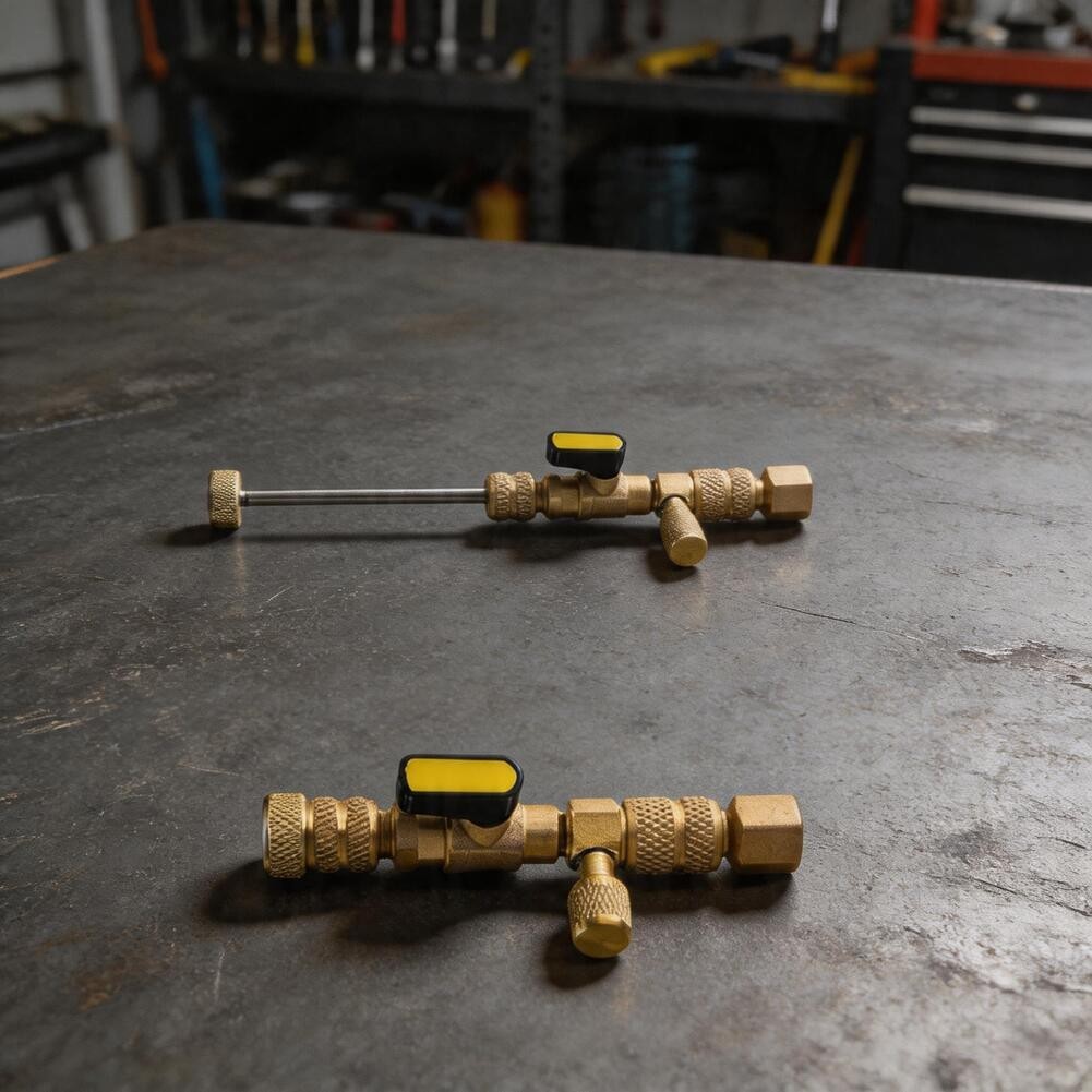1/4 in 5/16 in for hvac Refrigeration Valve Core Tool for R22 R410A R404A R407C