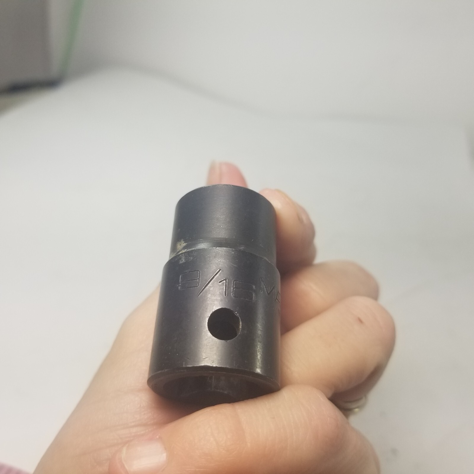 MATCO TOOLS CP186, 1/2″ DRIVE, 9/16″ IMPACT SOCKET, SHALLOW, 6 POINT.