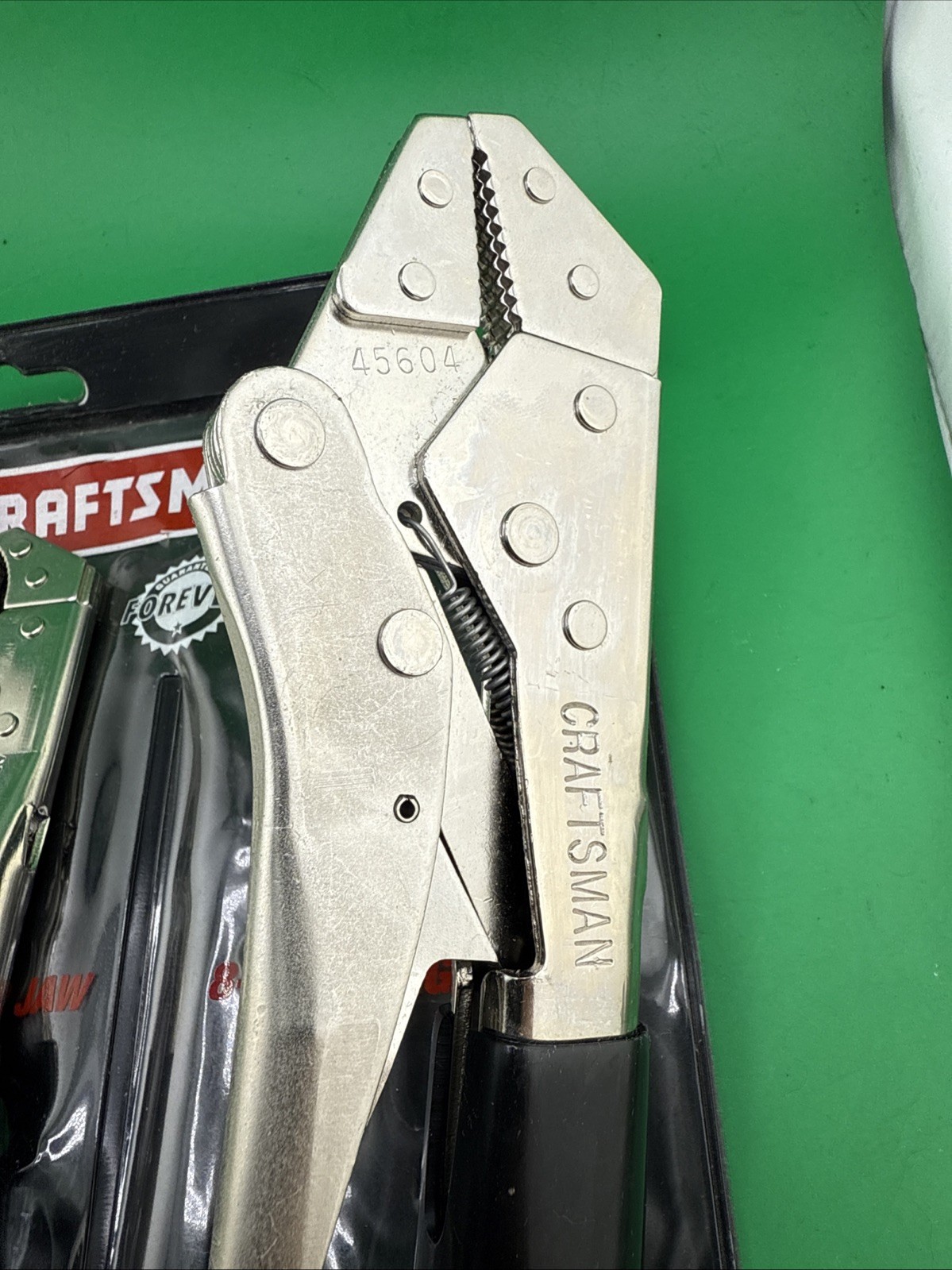NOS Craftsman Locking Pliers Set 45612 ) 45601 6” & 45604 8” Made In The USA!!
