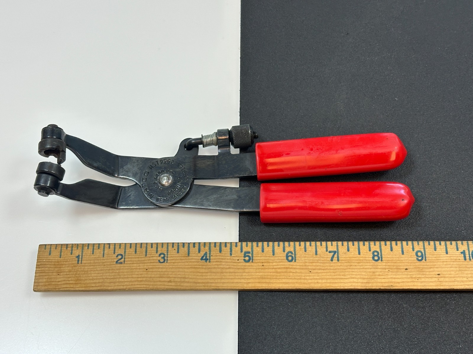 Matco Tools MST9562 Adjustable Hose Clamp Pliers, RED Comfort Cushion Grip