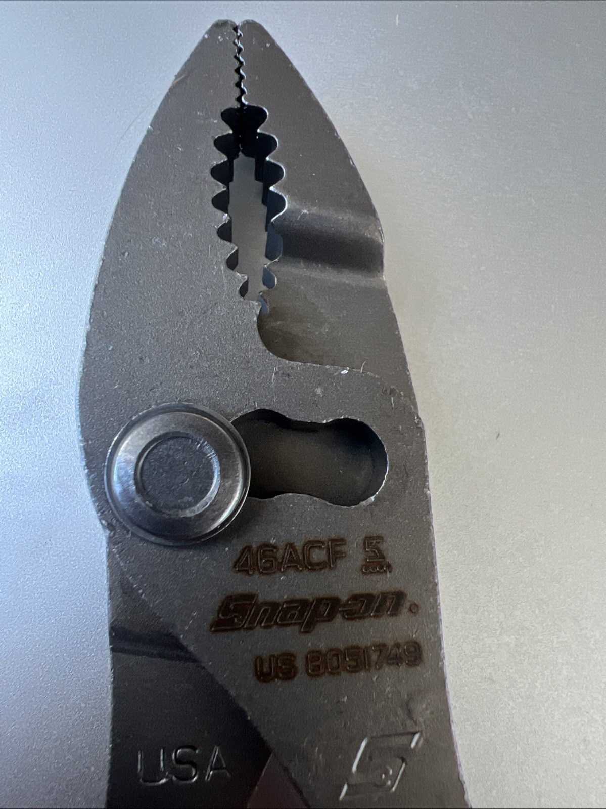 Snap on Tools USA NEW RED Soft Grip 6″ Slip Joint Pliers 46acf🔥