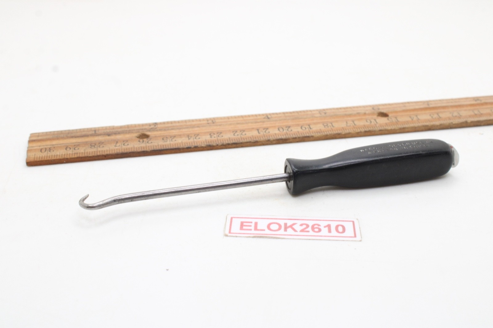 Snap-on Tools 3ASH 5-7/8″ Mini Hook Pick Black Hard Handle Made in USA