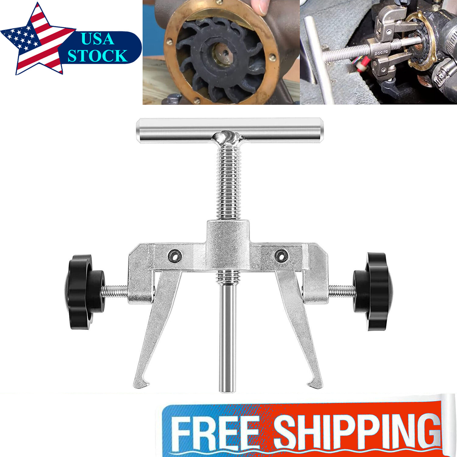 660040-1 Impeller Puller Removal Tool Fit Jabsco Pump Diameter 2-1/4″ to 2-9/16″