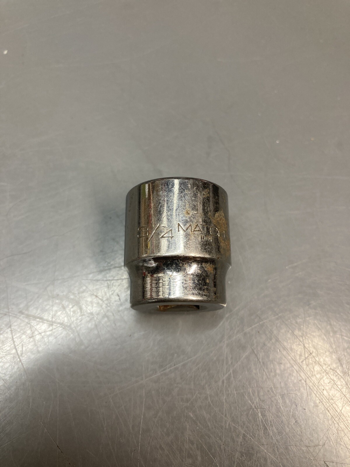 Matco B246 3/4″ 6point 3/8″ Drive Shallow Chrome Socket