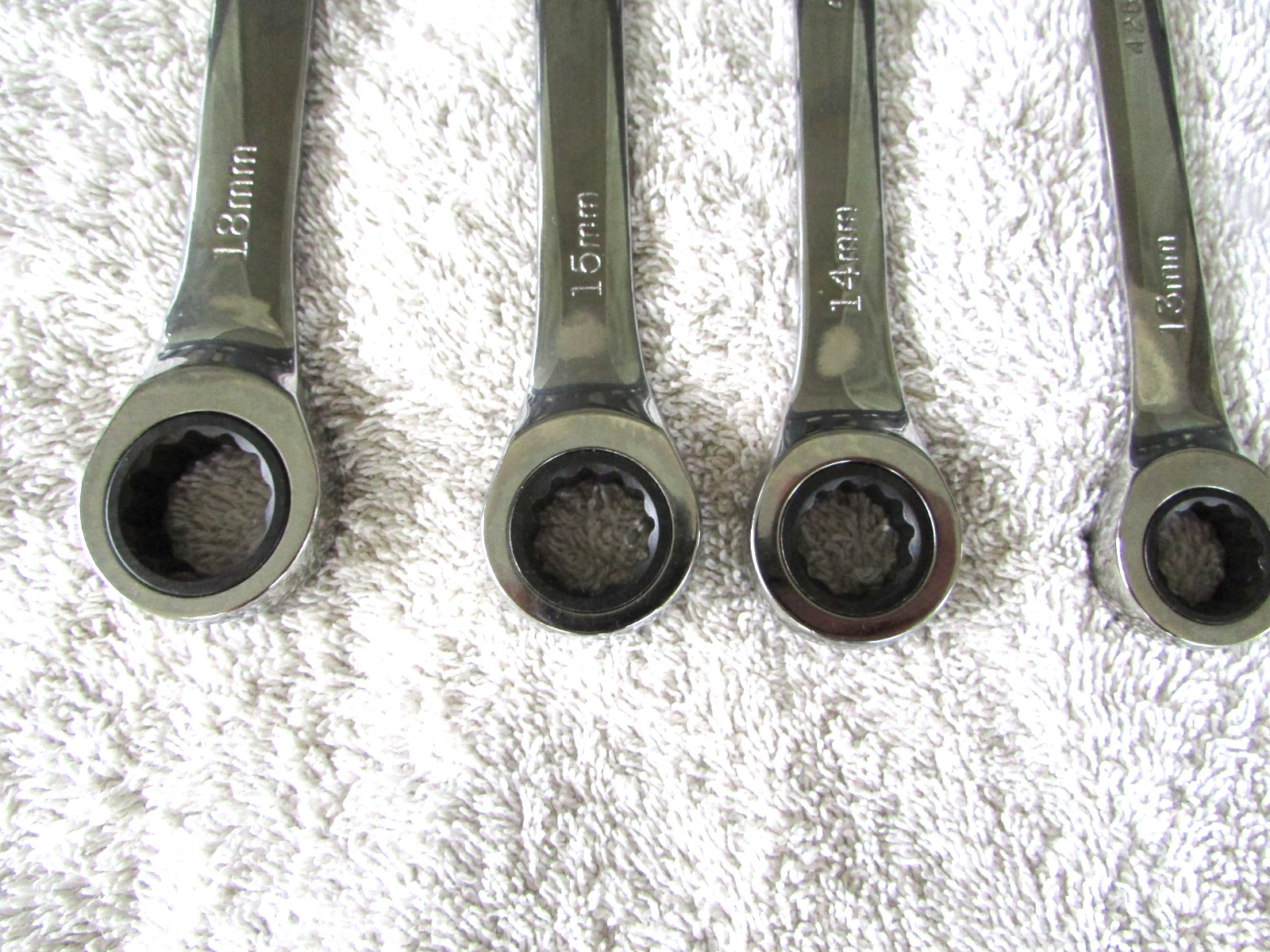 Craftsman 14 pc Wrench Set ~7 A-AE SAE~ 7 A-AF Metric Polished Chrome Ratcheting