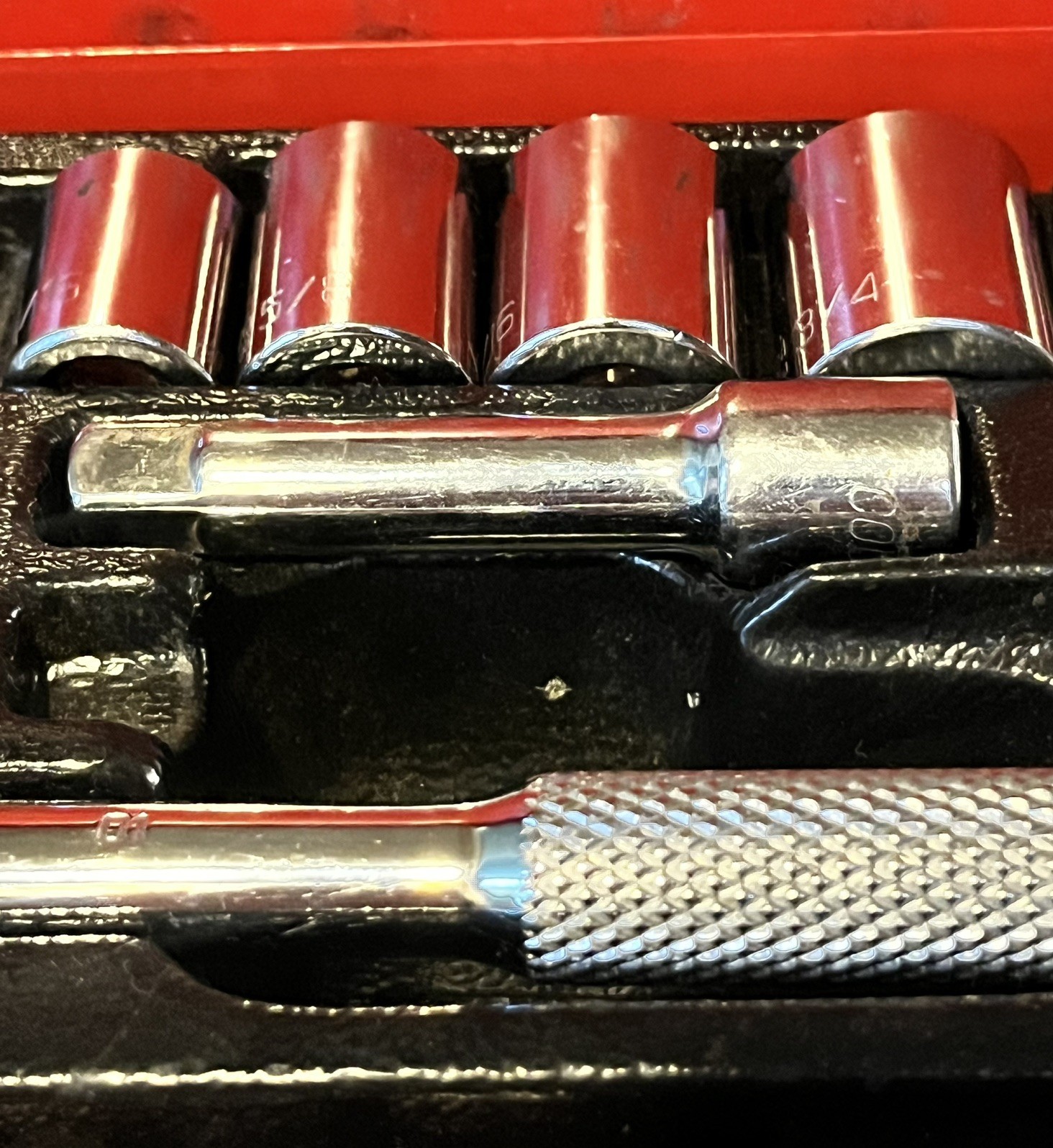 Lot of (20 pc) Cougar Pro by Wright Tools 3/8” Drive Ratchet Sockets – Most 12pt