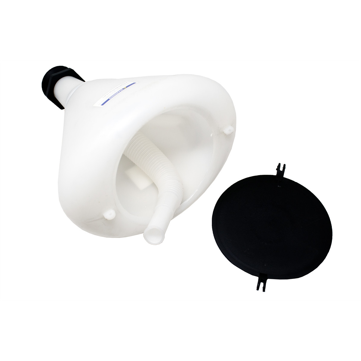 K Tool International Funnel Plastic 9-1/2 Inch Anti-Splash 3.7 Quart