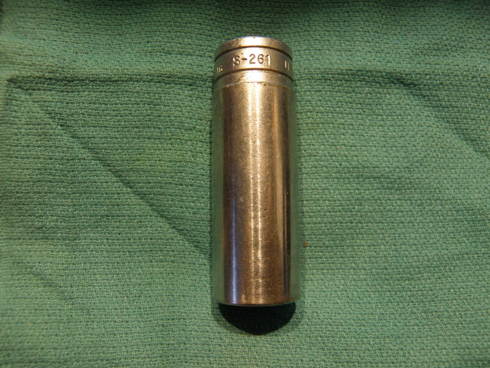 Snap-On 1/2″ Drive, 12 Point, 13/16 Deep Socket. S-261 Very Good Condition. USA.