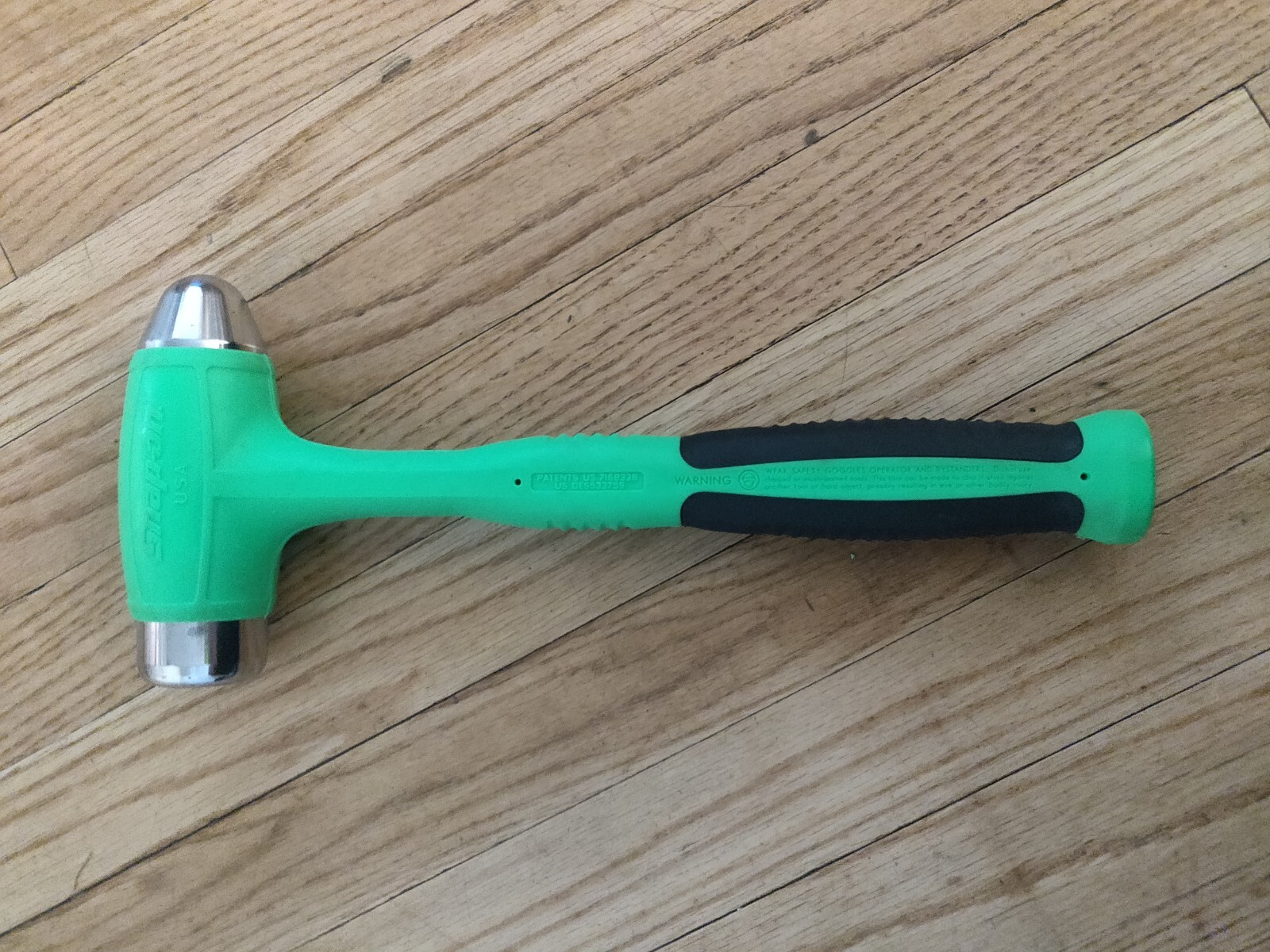 Snap-on Tools USA 32oz/900g GREEN Soft Grip DeadBlow Hammer HBBD32 100 year