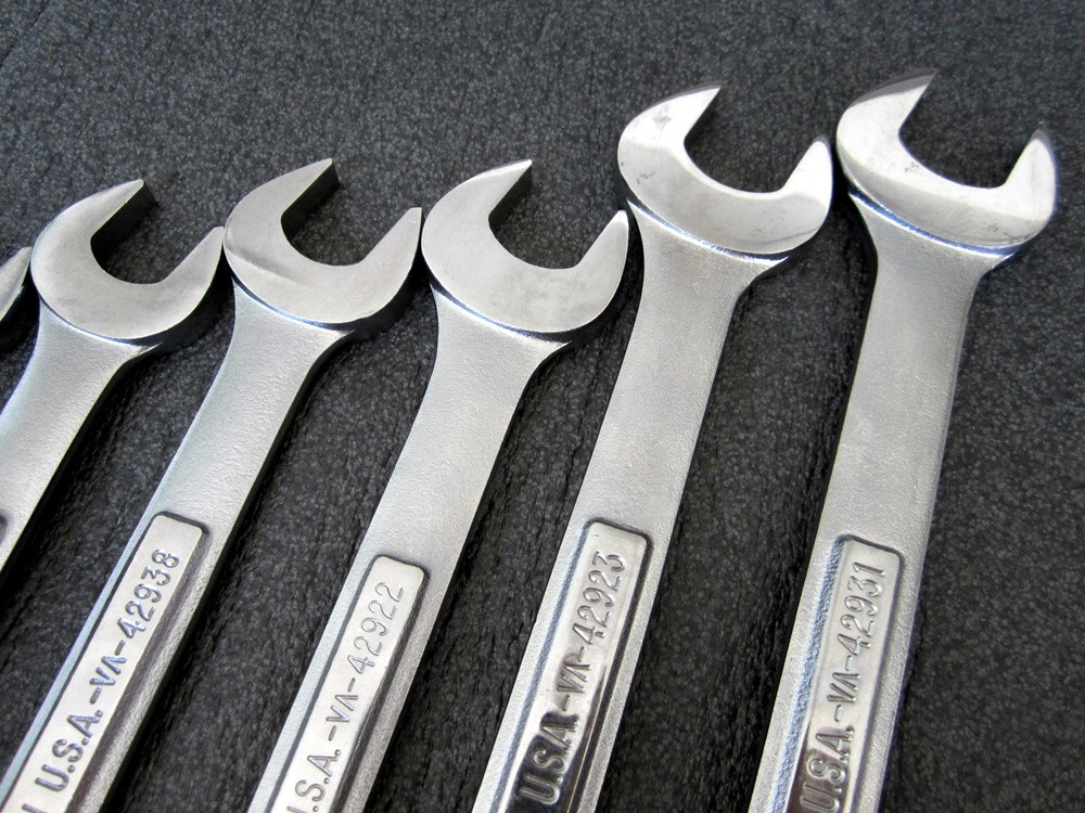 Vintage Craftsman 15pc Metric Combination Wrench Set 9mm to 25mm Made in USA