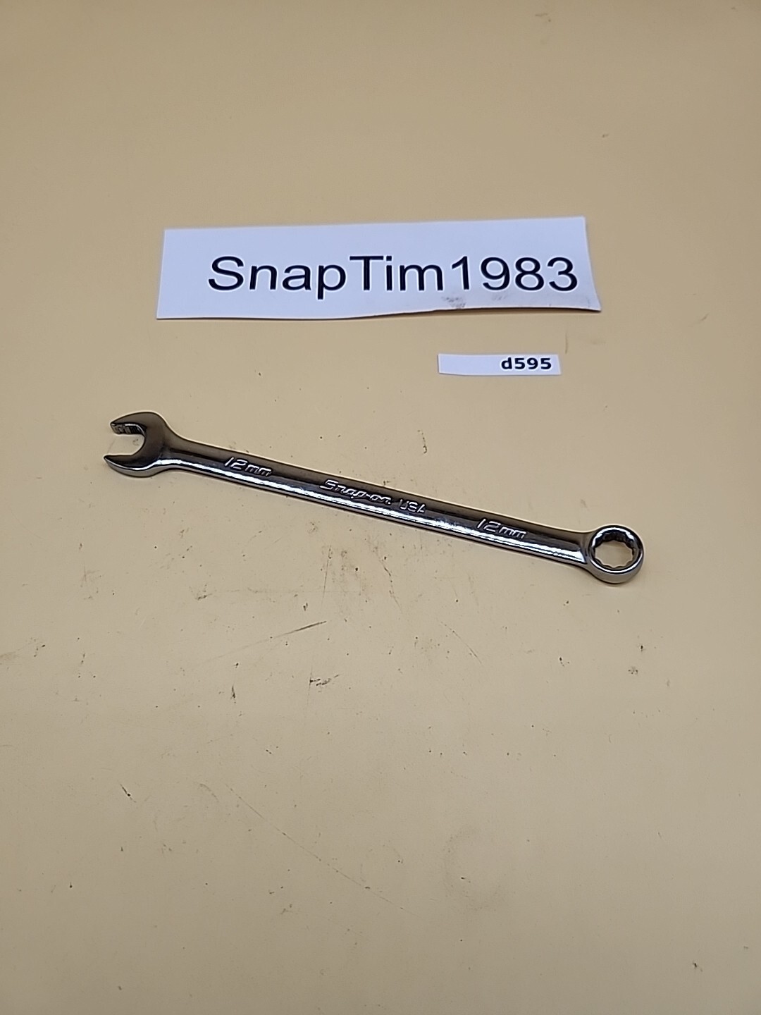 Snap-on Tools 12mm Flank Drive Plus Combination Wrench SOEXM12. USA