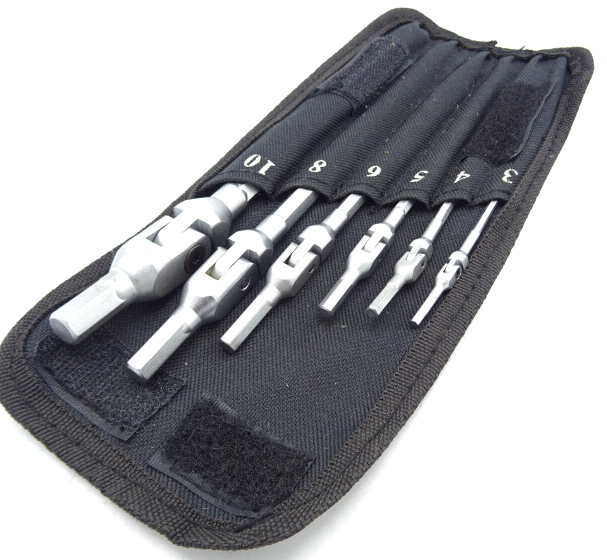 Motion Pro Hex Pro 6-Pc 3/4/5/6/8/10mm Allen Wrench Set UTL1001 LoUsed GN424-P11