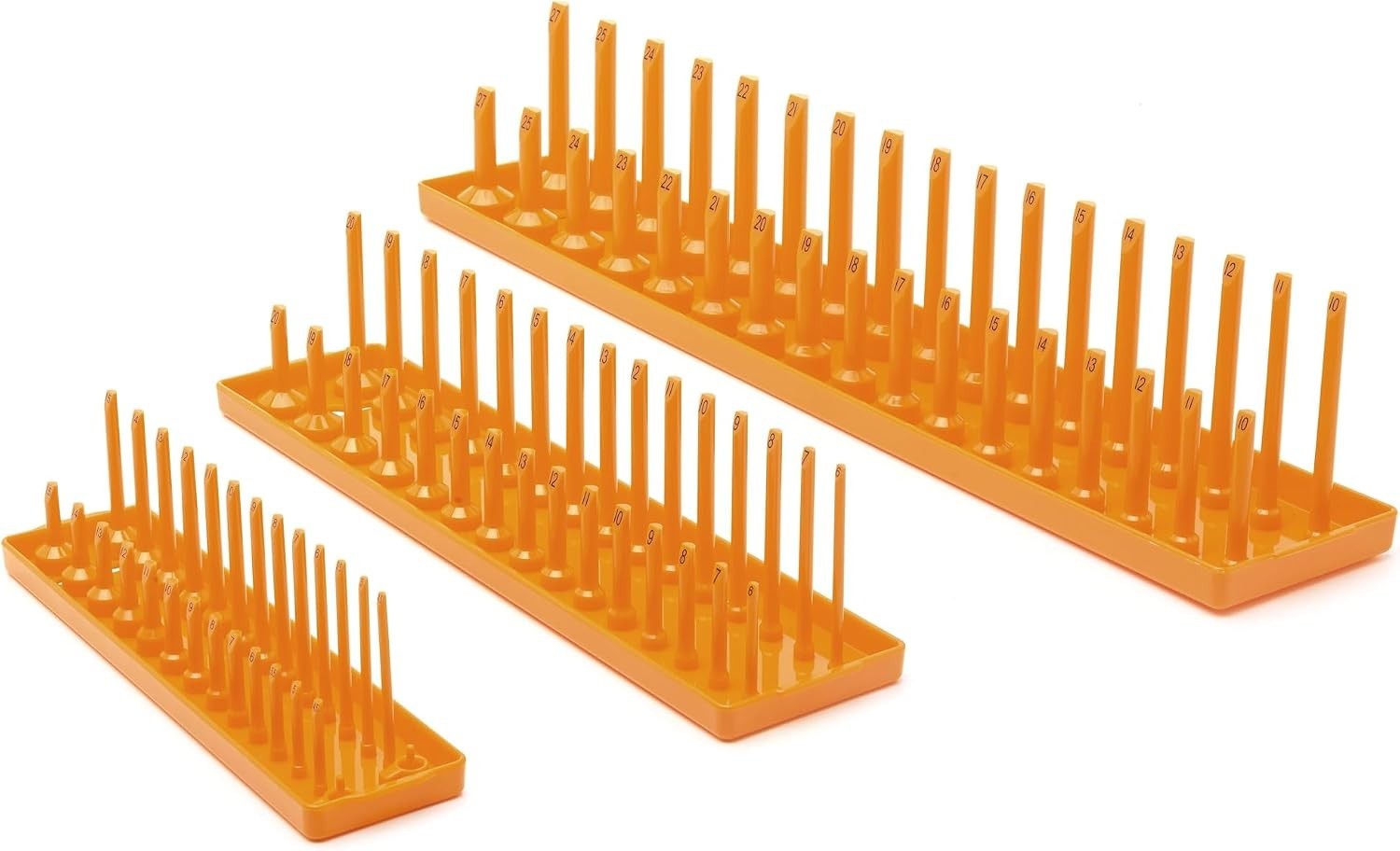 3 Pc. 1/4″, 3/8″ & 1/2″ Drive Metric Socket Storage Tray Set – 83119