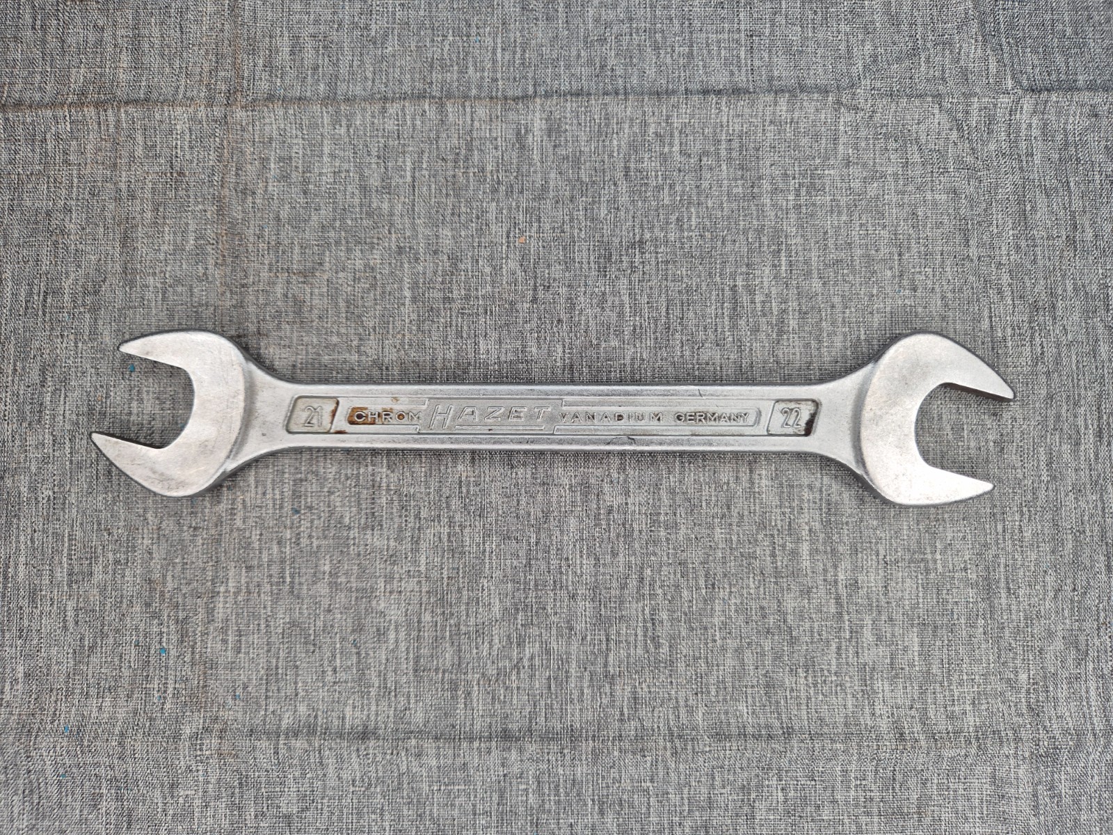 HAZET No. 450N Open End Wrench 21x22mm Open End Wrench Spanner Professional Tool Germany