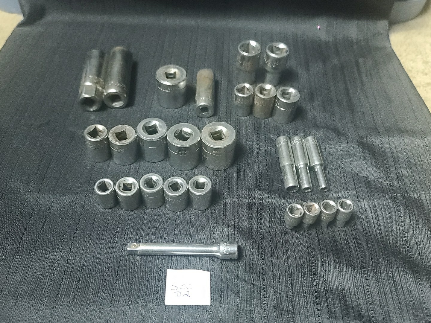 Craftsman Assorted Bundle/ Lot Sockets Mult Dr Sizes Series -EE- Vintage