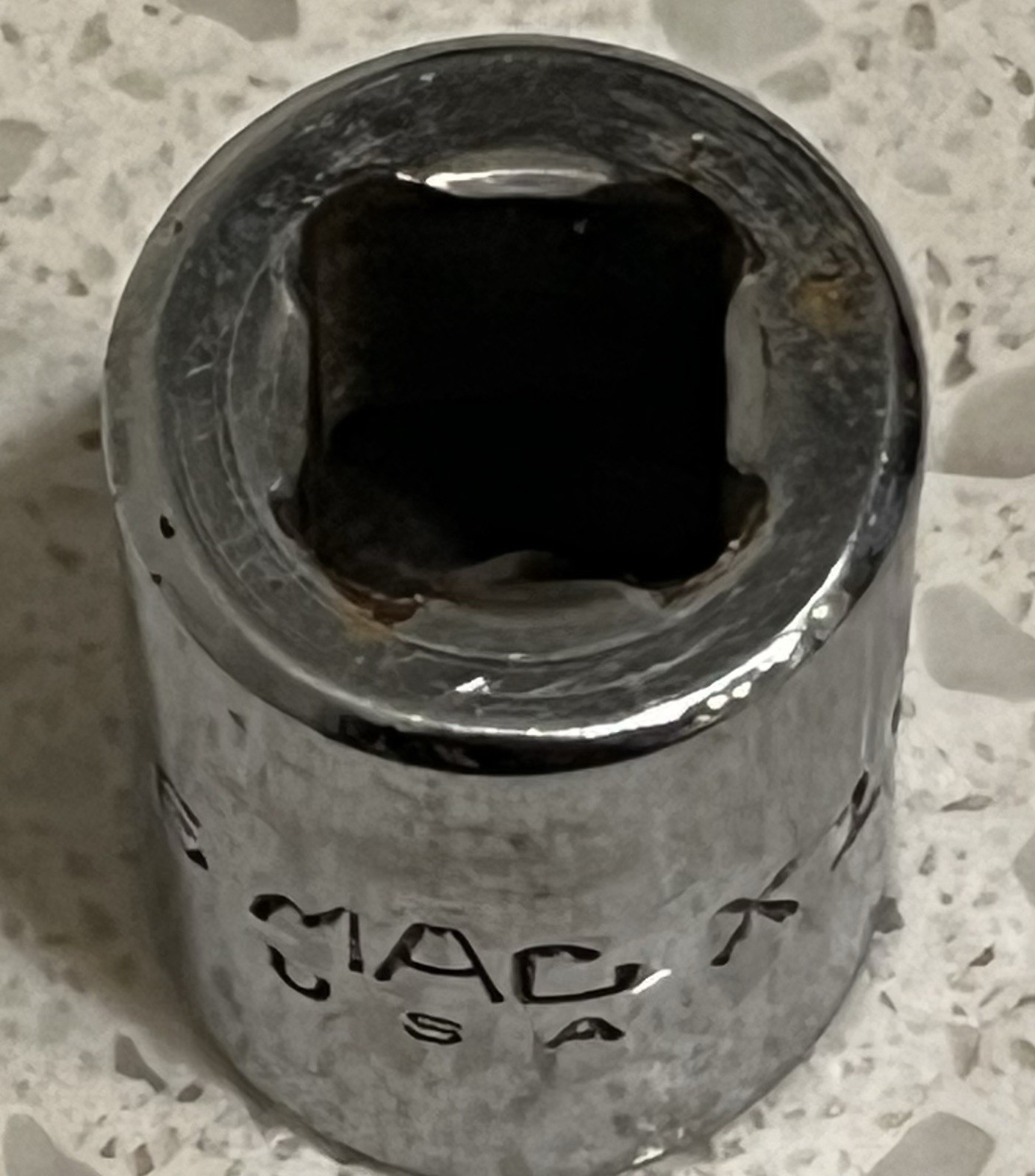 Mac Tools X186 9/16 SAE 6-Point Shallow Socket 3/8 Drive Chrome