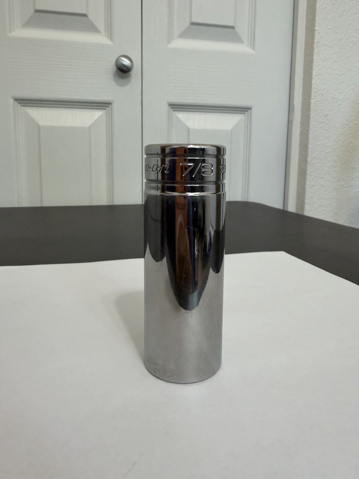 Snap-on Tools USA S281 1/2″ Drive 7/8″ SAE Deep 12 Point Chrome Socket FREE SHIP