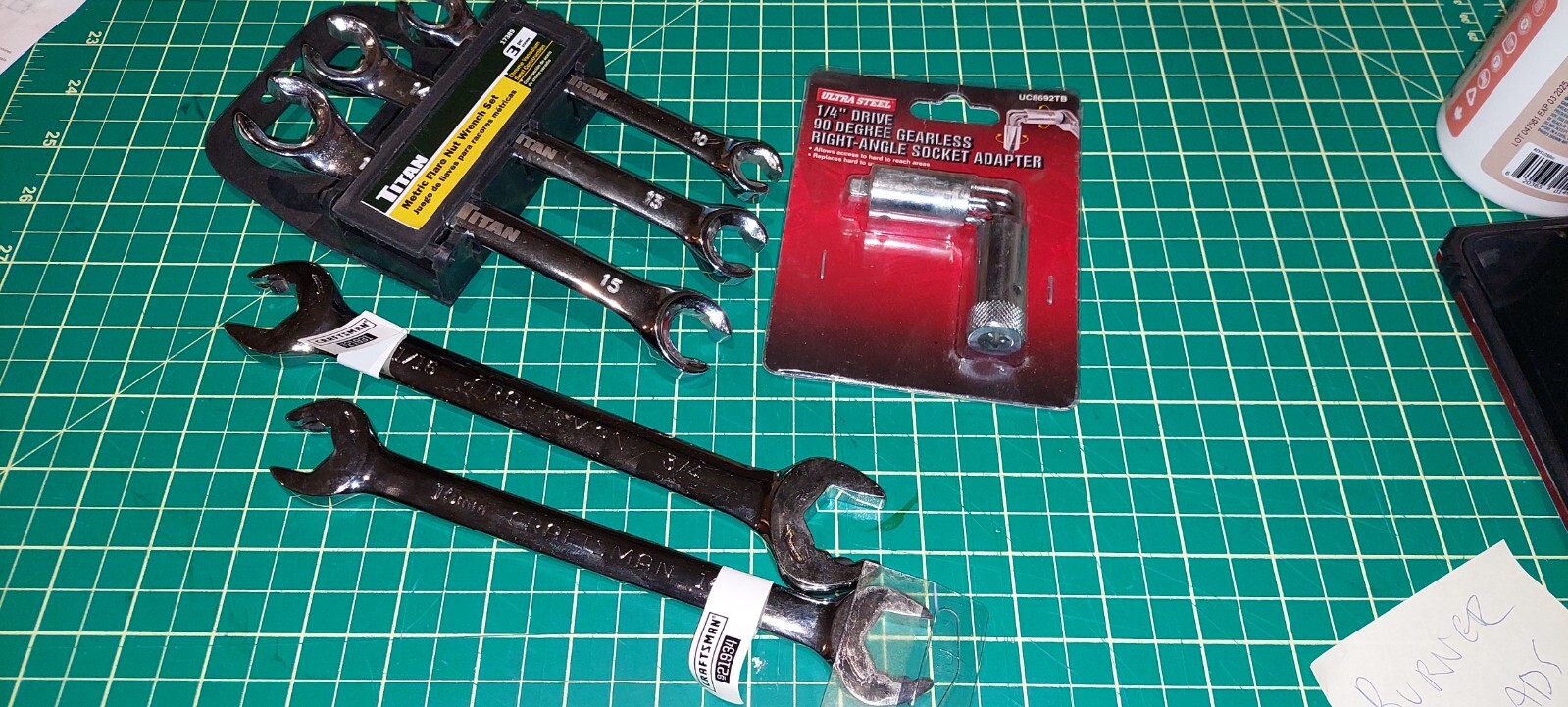 17389 3 Pc. Flare Nut Wrench Set – Metric craftsman 21931 21934 gearless right