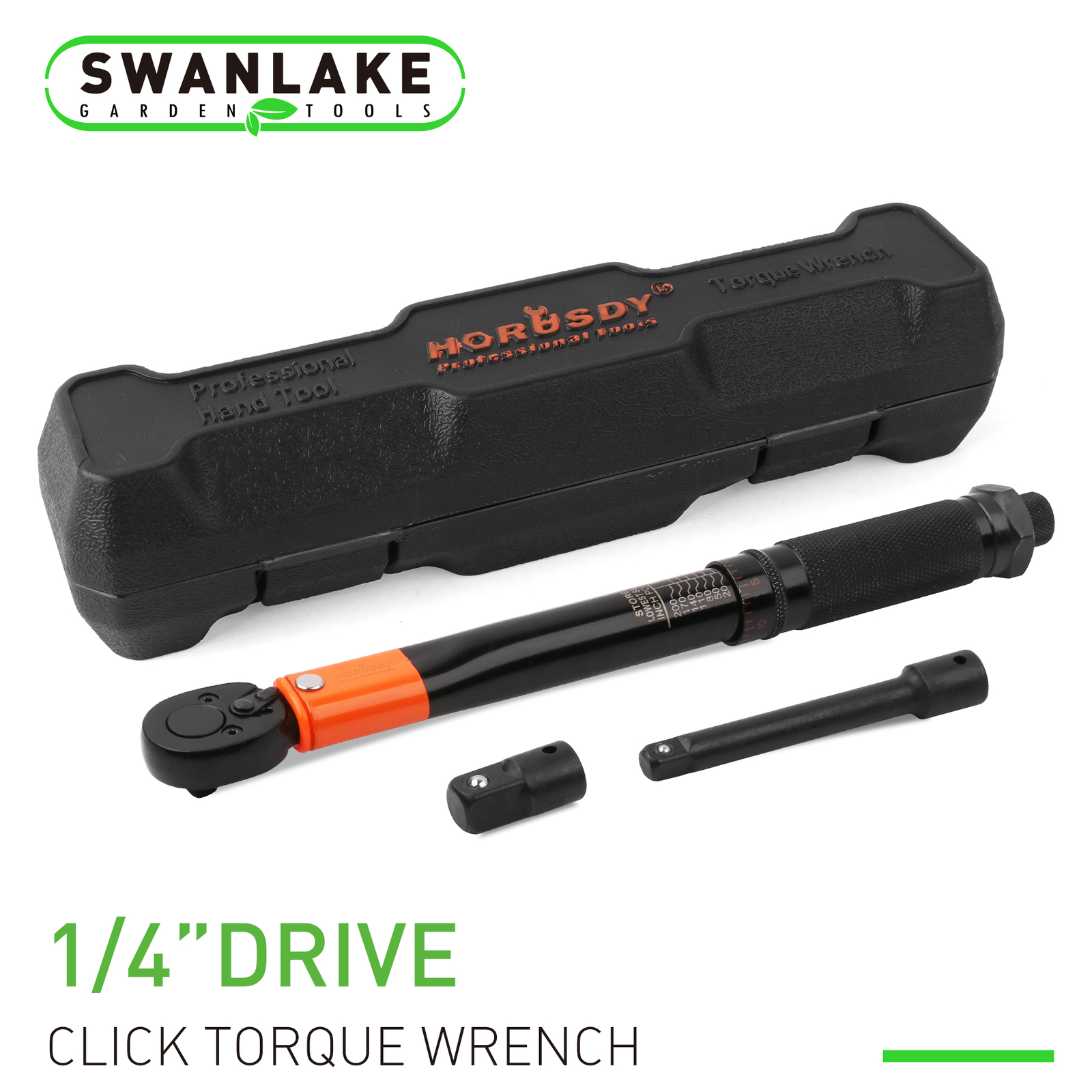 1/4″ Torque Wrench Snap Socket Professional Drive Click Type Ratcheting