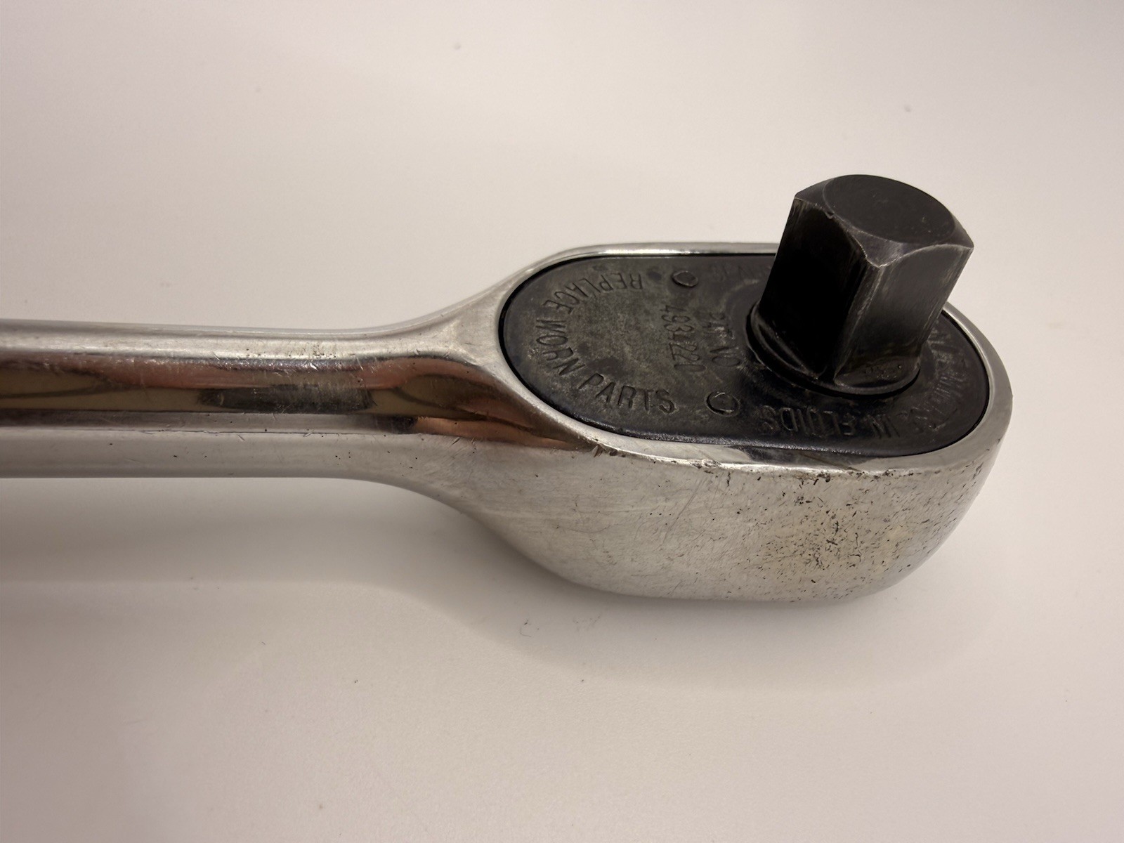 Snap-on F830 3/8” Drive Ratchet USA Chrome Vintage Works Well