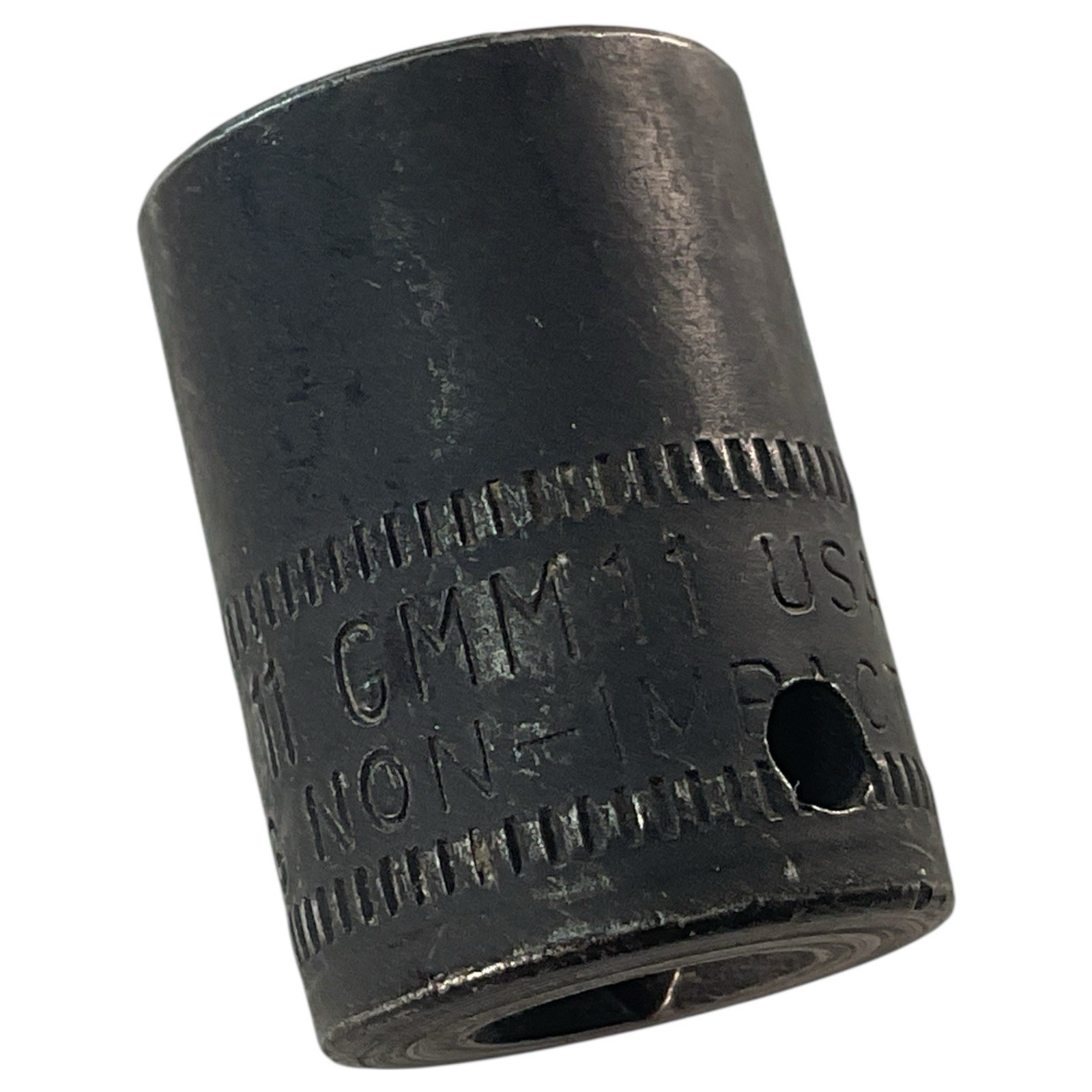 Snap-On Metric Socket GMM11 11MM 6pt 1/4″ Drive Shallow Black Finish Mechanic